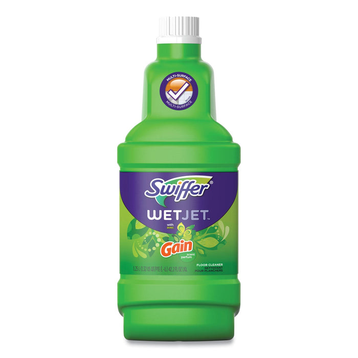 Swiffer WetJet System Cleaning-Solution Refill, Original Scent, 1.25 L Bottle, 4/Carton