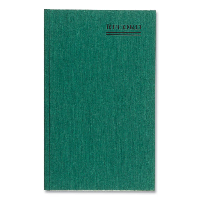 National Emerald Series Account Book, Green Cover, 12.25 x 7.25 Sheets, 150 Sheets/Book