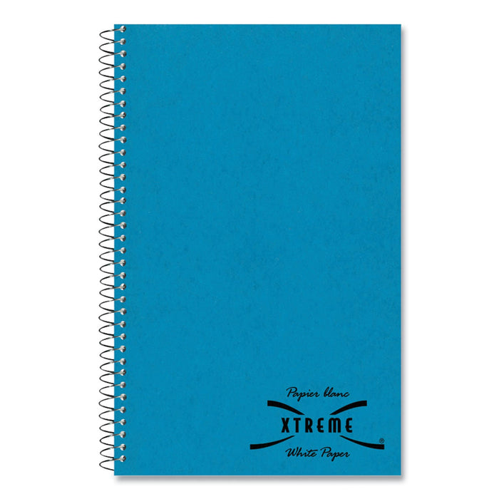 National Single-Subject Wirebound Notebooks, 1 Subject, Medium/College Rule, Kolor Kraft Blue Front Cover, 9.5 x 6, 80 Sheets