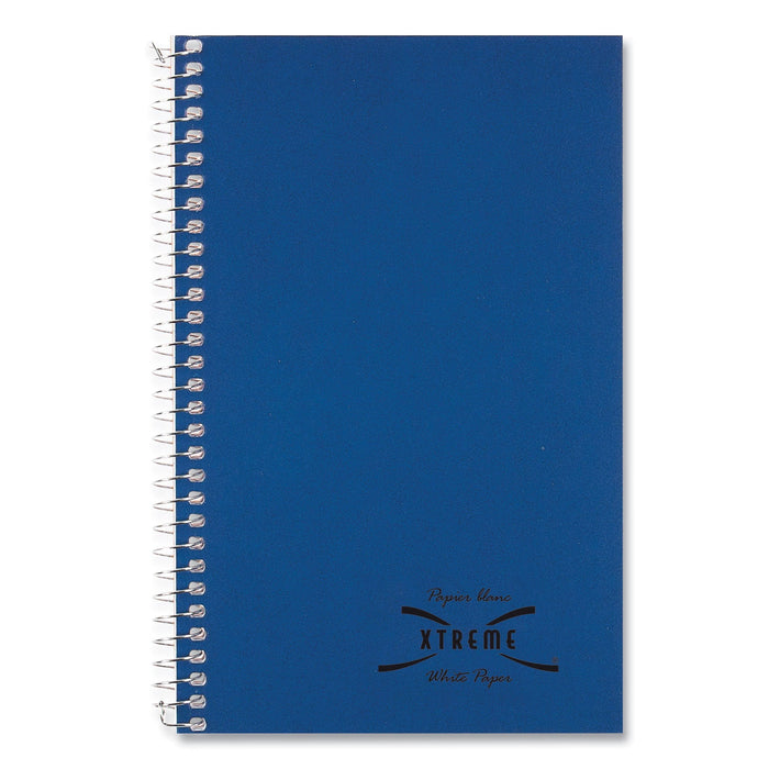 National Single-Subject Wirebound Notebooks, 1 Subject, Medium/College Rule, Kolor Kraft Blue Front Cover, 7.75 x 5, 80 Sheets