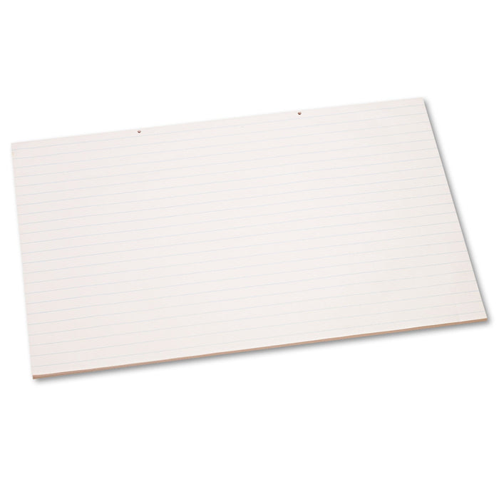 Pacon Horizontal-Orientation Primary Chart Pad, Presentation Format (1" Rule), 36 x 24, White, 100 Sheets