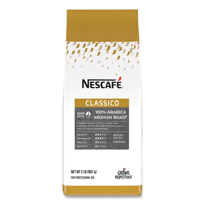 Nescafé Classico 100% Arabica Roast Ground Coffee, Medium Blend, 2 lb Bag