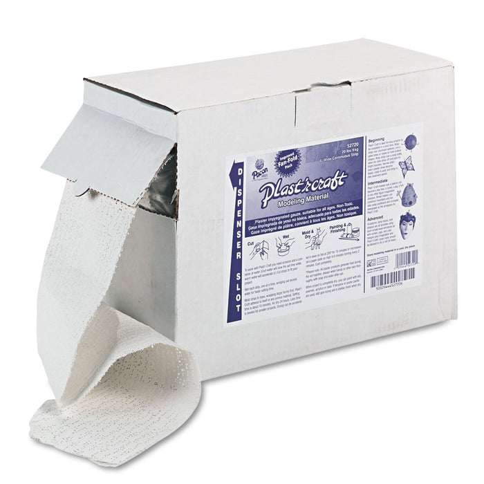 Pacon Plast'r Craft, White, 20 lbs