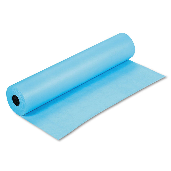 Pacon Rainbow Duo-Finish Colored Kraft Paper, 35 lb Wrapping Weight, 36" x 1,000 ft, Sky Blue