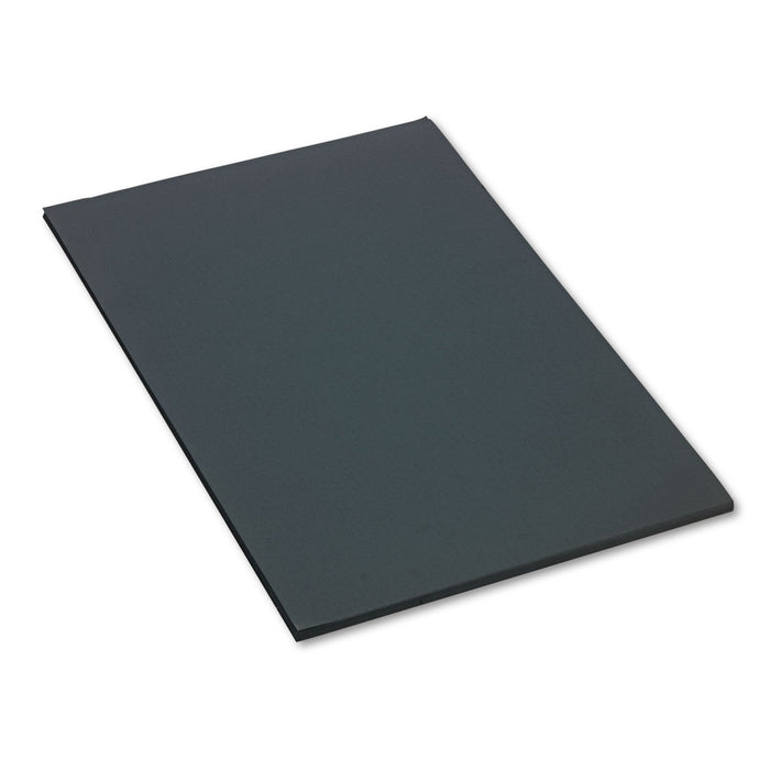 Prang SunWorks Construction Paper, 50 lb Text Weight, 24 x 36, Black, 50/Pack