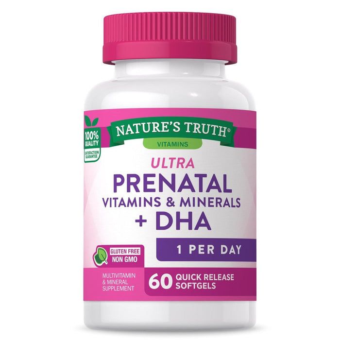 Nature's Truth Ultra Prenatal Vitamins And Minerals Plus DHA by Pasteur Pharmacy