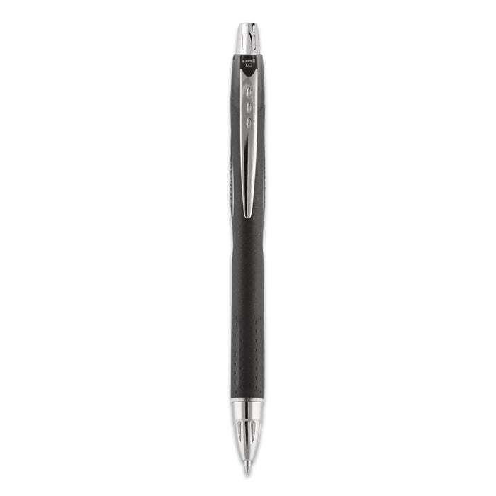 uniball Jetstream Retractable Ballpoint Pen, Bold 1 mm, Black Ink, Black Barrel