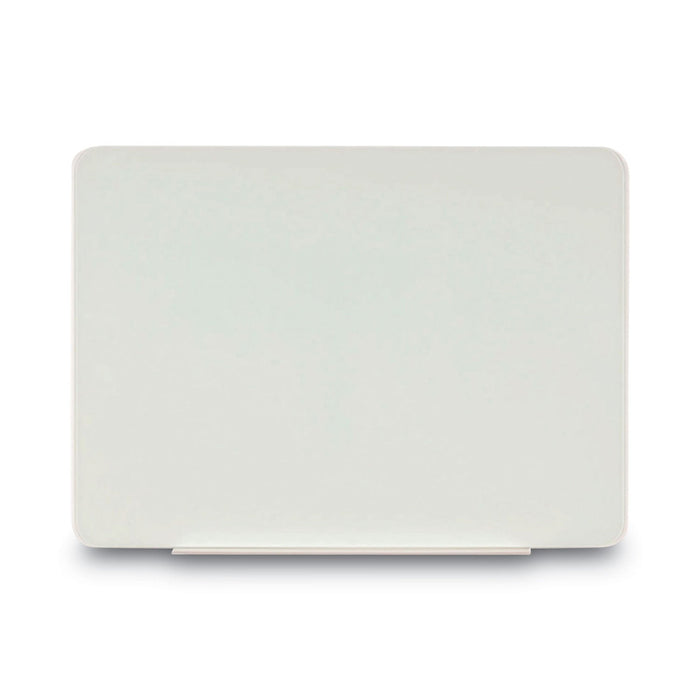 MasterVision Magnetic Glass Dry Erase Board, 60 x 48, Opaque White