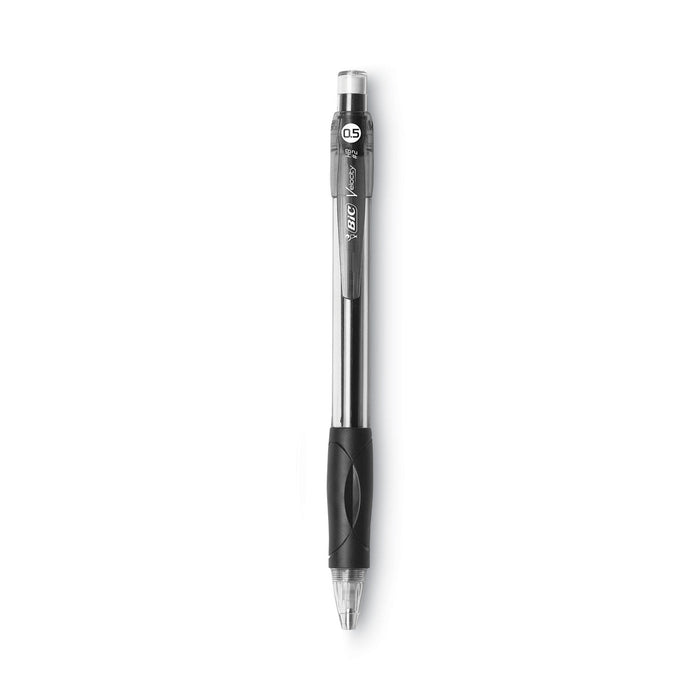 BIC Velocity Original Mechanical Pencil, 0.5 mm, HB (#2.5), Black Lead, Black Barrel, Dozen