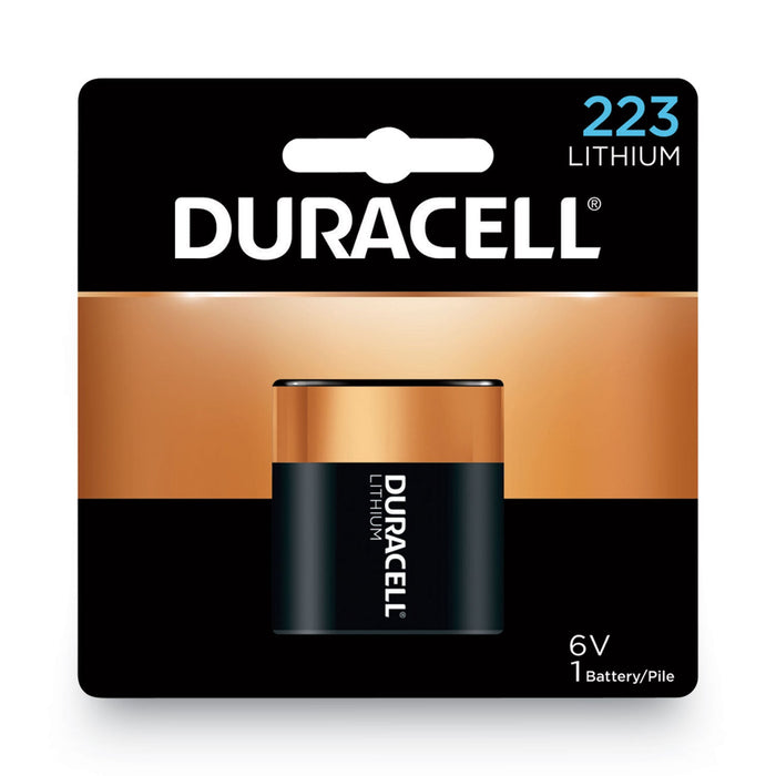 Duracell Specialty High-Power Lithium Battery, 223, 6 V