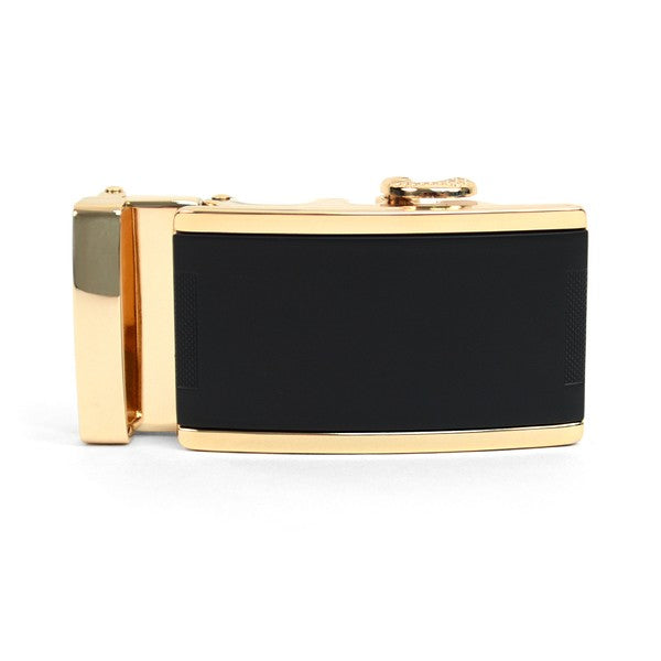 Mens Genuine Leather Sliding Buckle Belt by Boutique 23