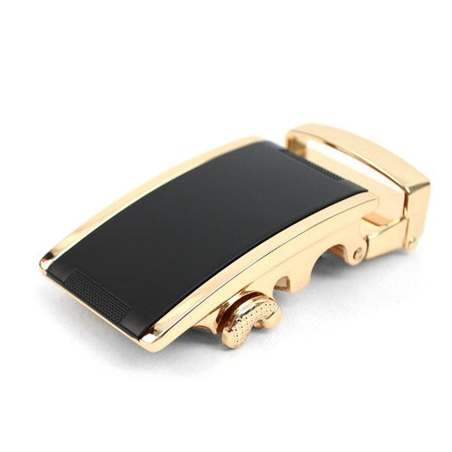 Mens Genuine Leather Sliding Buckle Belt by Boutique 23
