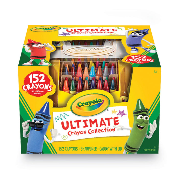 Crayola Ultimate Crayon Case, Sharpener Caddy, 152 Colors