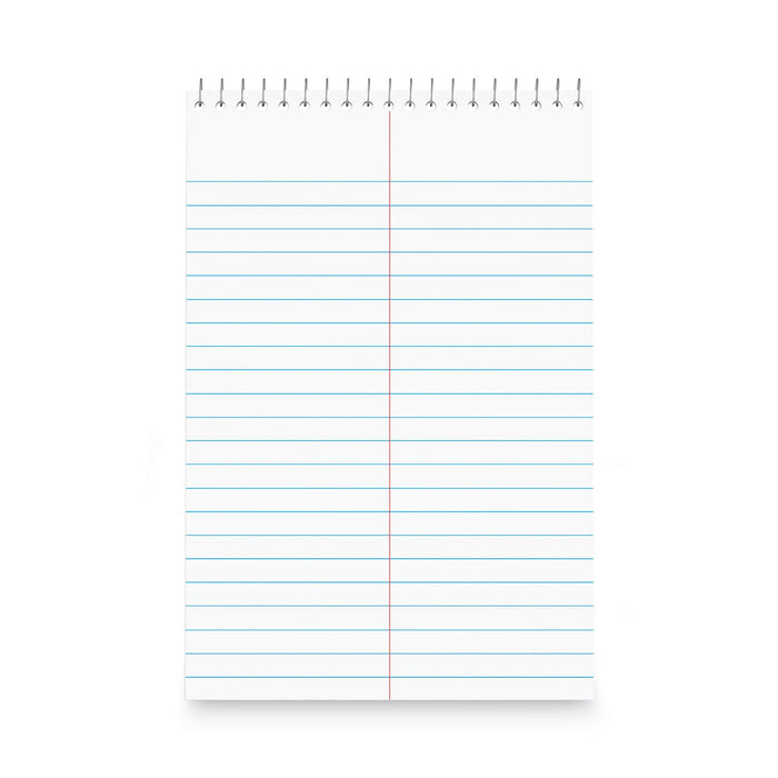 Universal Steno Pads, Gregg Rule, Red Cover, 80 White 6 x 9 Sheets, 6/Pack