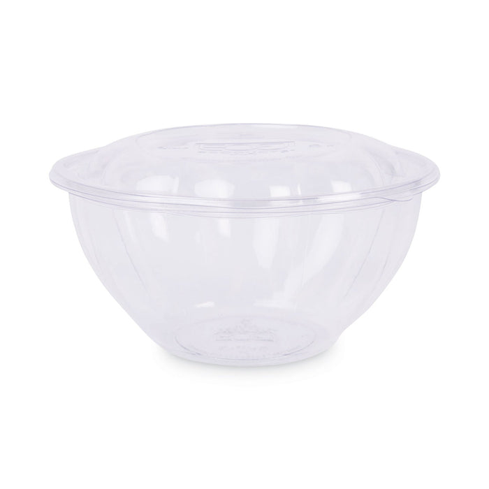 Eco-Products Renewable and Compostable Salad Bowls with Lids, 32 oz, Clear, Plastic, 50/Pack, 3 Packs/Carton