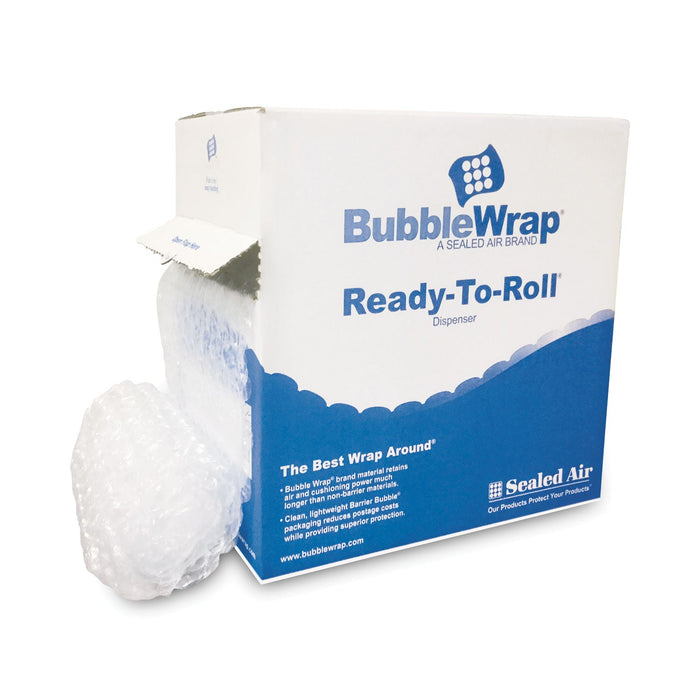 Sealed Air Bubble Wrap Cushion Bubble Roll, 1/2" Thick, 12" x 65ft