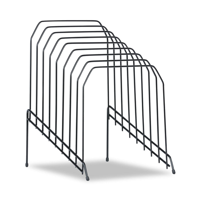 Universal Wire Tiered File Sorter, 8 Sections, Letter to Legal Size Files, 8" x 10.5" x 12.5", Black