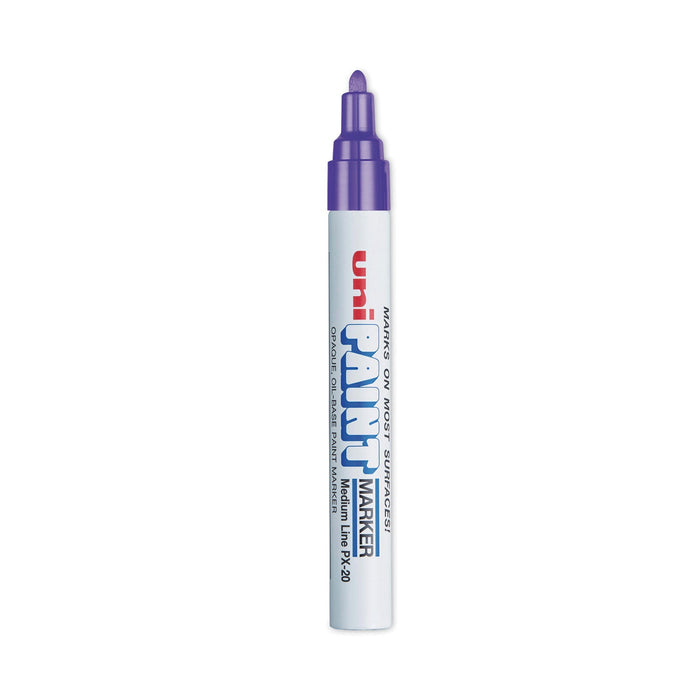 uni Permanent Marker, Medium Bullet Tip, Violet