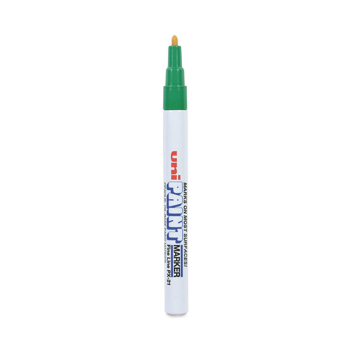uni Permanent Marker, Fine Bullet Tip, Green