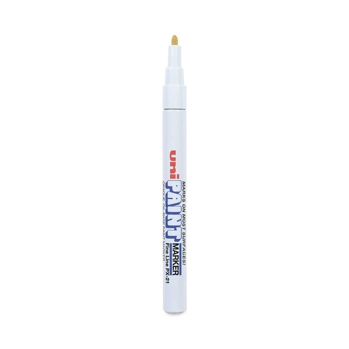uni Permanent Marker, Fine Bullet Tip, White