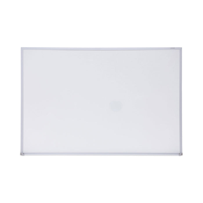 Universal Dry Erase Board, Melamine, 36 x 24, Satin-Finished Aluminum Frame