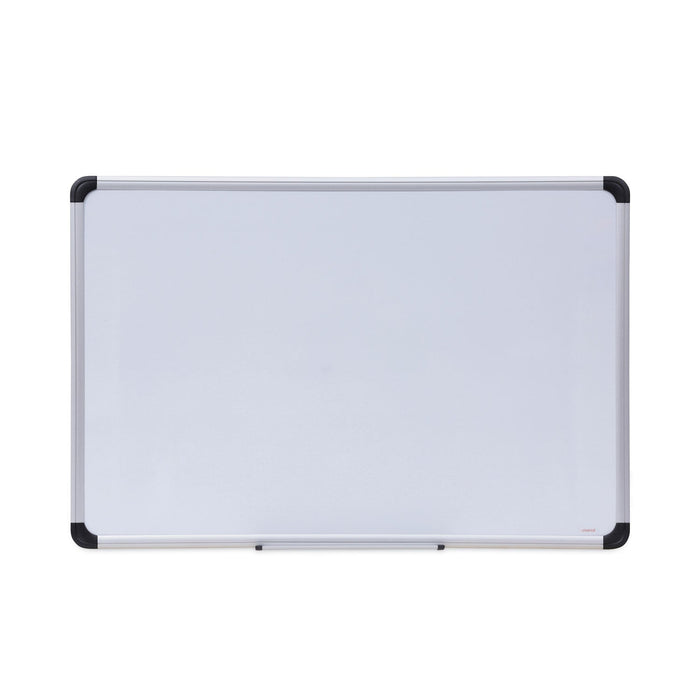 Universal Magnetic Steel Dry Erase Board, 36 x 24, White, Aluminum Frame