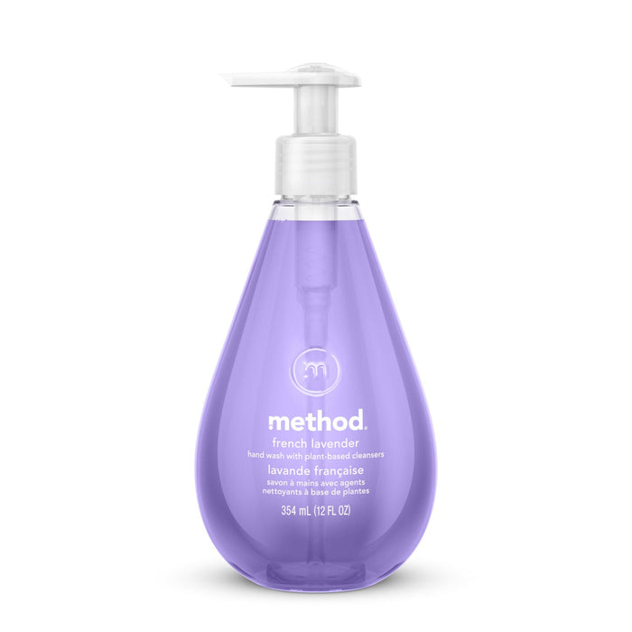 Method Gel Hand Wash, French Lavender, 12 oz Pump Bottle