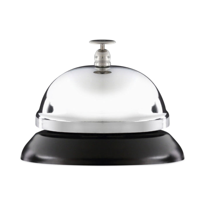 Universal Call Bell, 3.38" Diameter, Brushed Nickel