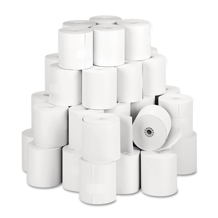 Iconex Direct Thermal Printing Thermal Paper Rolls, 3.13" x 273 ft, White, 50/Carton