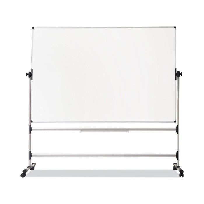 MasterVision Earth Silver Easy Clean Revolver Dry Erase Board,48x70, White, Steel Frame