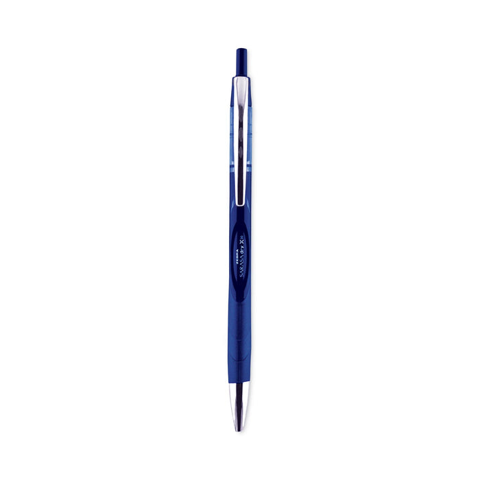 Zebra Sarasa Dry Gel X30 Gel Pen, Retractable, Medium 0.7 mm, Blue Ink, Blue Barrel, 12/Pack