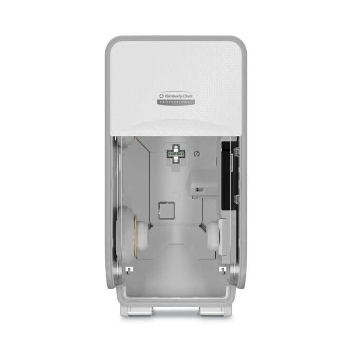 Kimberly-Clark Professional* ICON Coreless Standard Roll Toilet Paper Dispenser, 7.18 x 13.37 x 7.06, White Mosaic