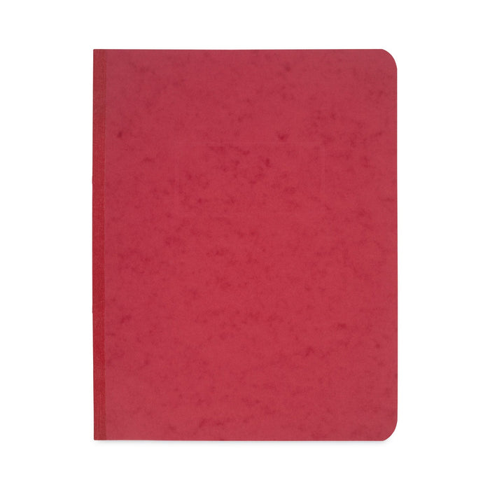 ACCO Pressboard Report Cover with Tyvek Reinforced Hinge, Two-Piece Prong Fastener, 3" Capacity, 8.5 x 11, Red/Red