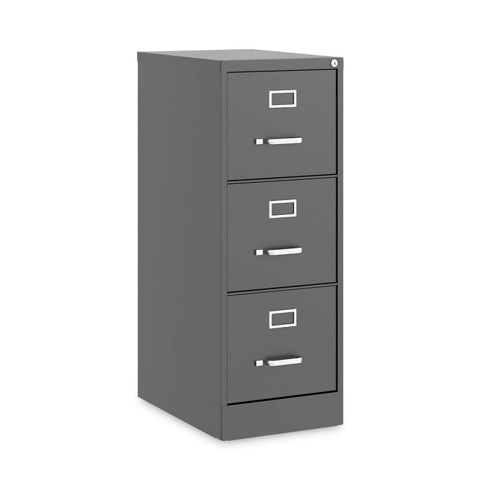 Hirsh Industries Vertical Letter File Cabinet, 5 Letter-Size File Drawers, Putty, 15 x 26.5 x 61.37