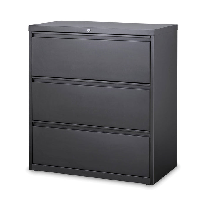 Hirsh Industries Lateral File Cabinet, 3 Letter/Legal/A4-Size File Drawers, Charcoal, 36 x 18.62 x 40.25