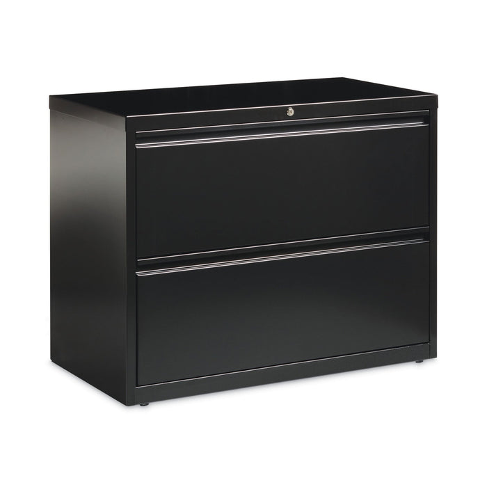 Hirsh Industries Lateral File Cabinet, 2 Letter/Legal/A4-Size File Drawers, Black, 36 x 18.62 x 28