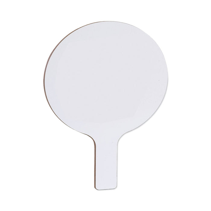 Flipside Dry Erase Paddle, 9 x 5, White, 12/Pack