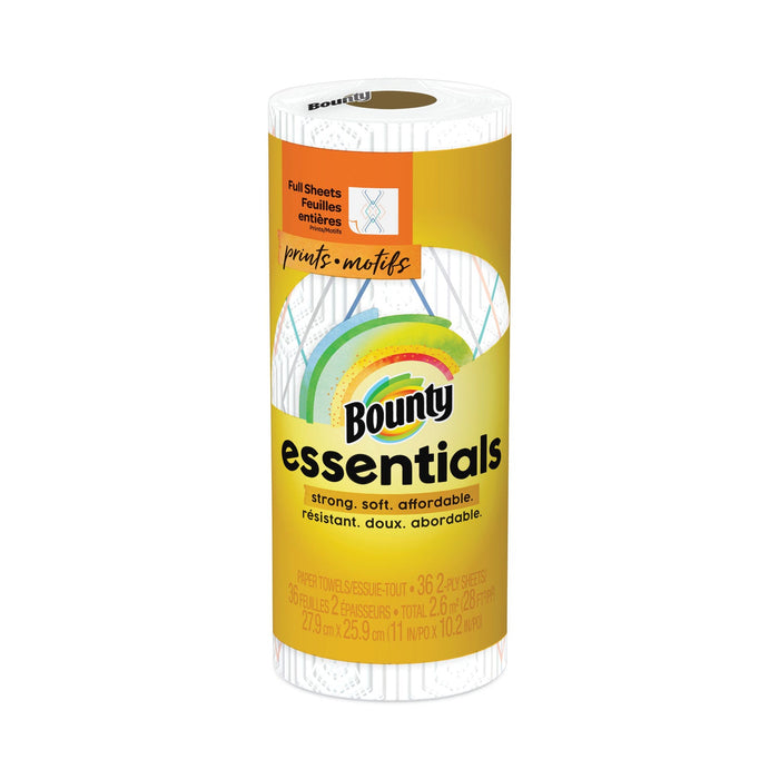 Bounty Essentials Kitchen Roll Paper Towels, 2-Ply, 11 x 10.2, 40 Sheets/Roll