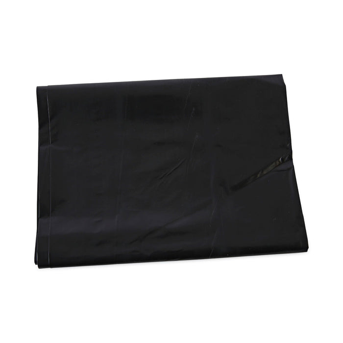 Boardwalk Linear Low Density Industrial Can Liners, 60 gal, 1.7 mil, 38 x 58, Black, 100/Carton