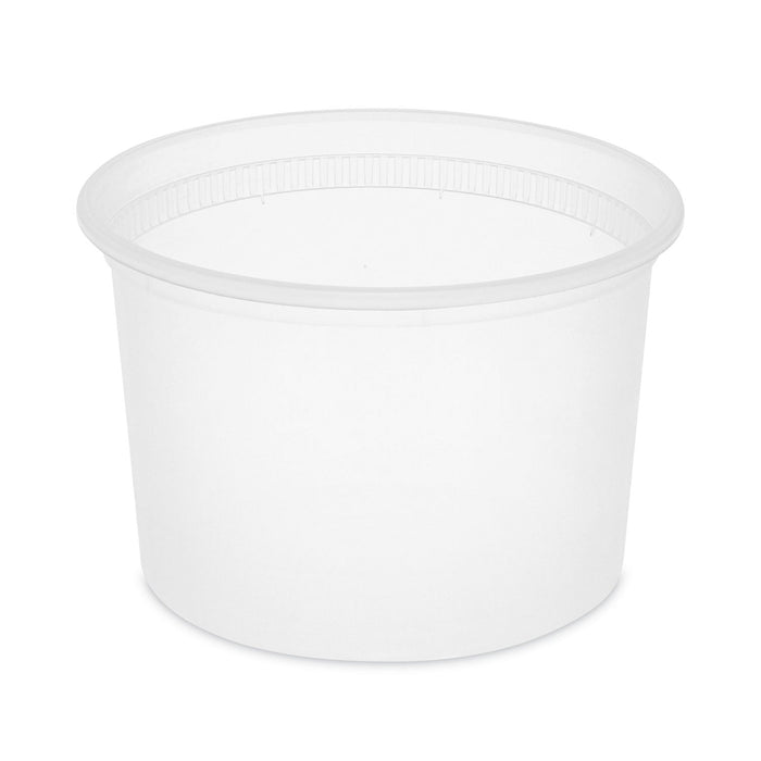 Pactiv Evergreen Newspring DELItainer Microwavable Container, 64 oz, 4.5 x 4.5 x 6.35, Natural, Plastic, 120/Carton