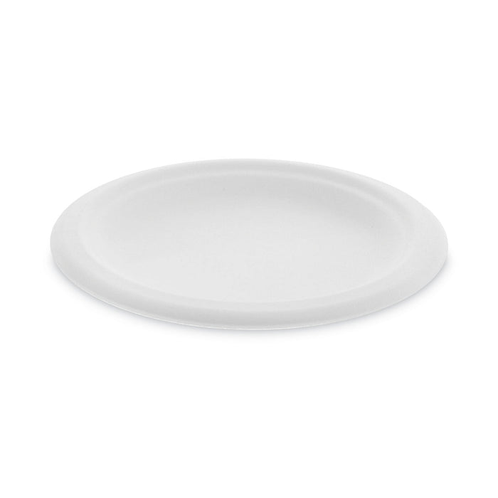 Pactiv Evergreen EarthChoice Compostable Fiber-Blend Bagasse Dinnerware, Plate, 6" dia, Natural, 1,000/Carton