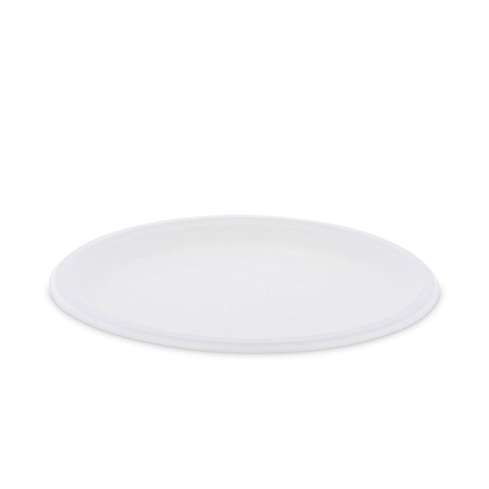 Pactiv Evergreen EarthChoice Compostable Fiber-Blend Bagasse Dinnerware, Plate, 10" dia, Natural, 500/Carton