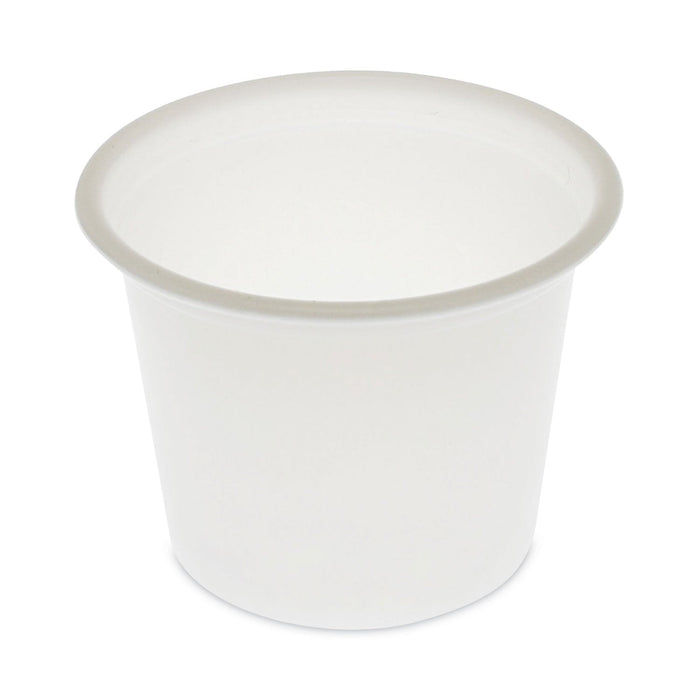 Pactiv Evergreen Plastic Portion Cup, 1 oz, Translucent, 200/Sleeve, 25 Sleeves/Carton