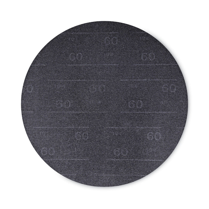 Boardwalk Sanding Screens, 17" Diameter, 60 Grit, Black, 10/Carton