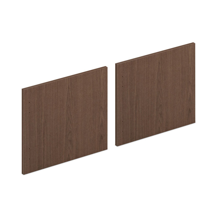 HON Mod Laminate Doors for 72"W Mod Desk Hutch, 17.86 x 14.82, Sepia Walnut 2/Carton