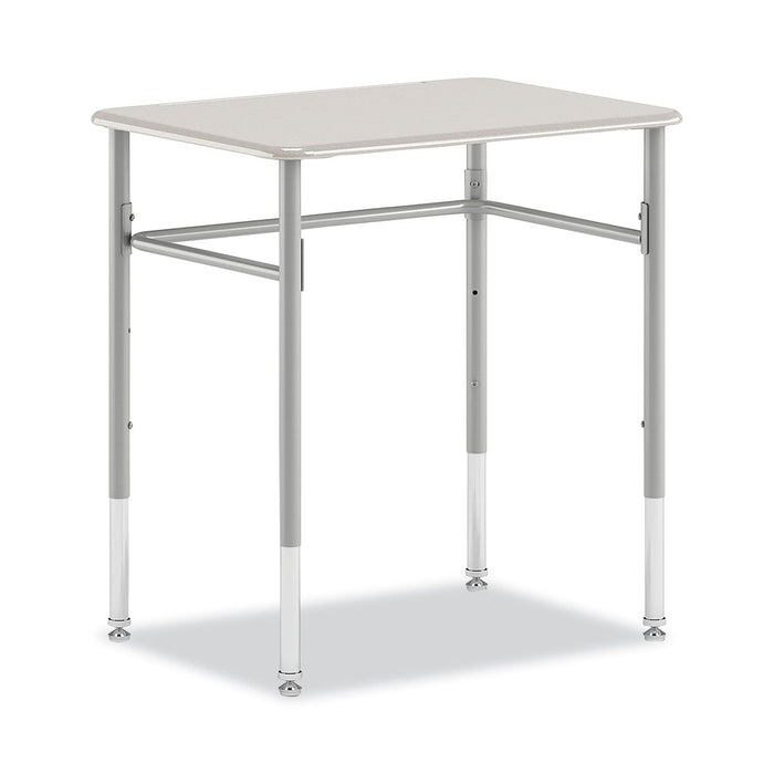 HON SmartLink Student Desk, Rectangle, 20" x 26" x 23" to 33", White, 2/Carton