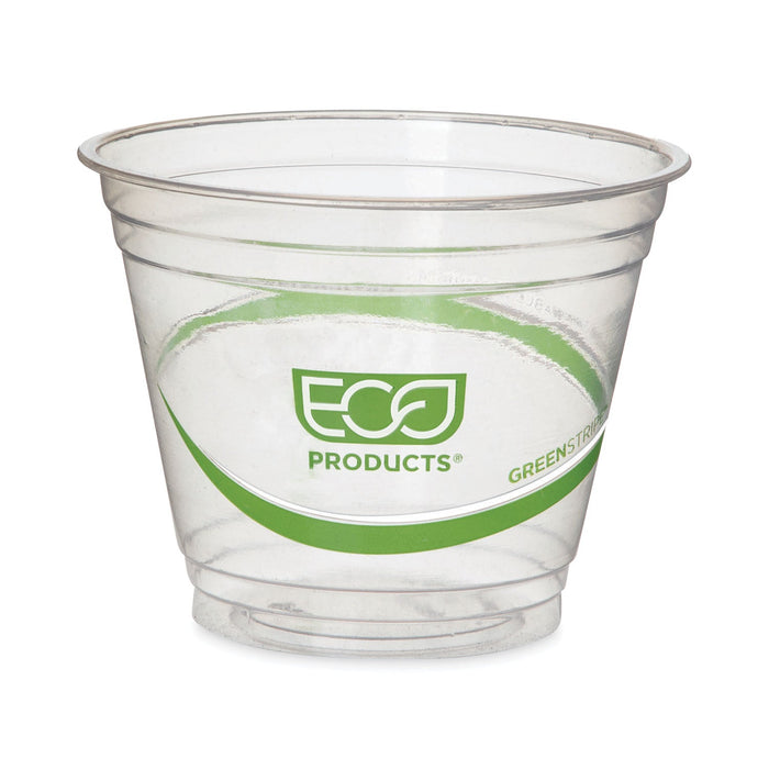 Eco-Products GreenStripe Renewable and Compostable Cold Cups, 9 oz, Clear, 50/Pack, 20 Packs/Carton