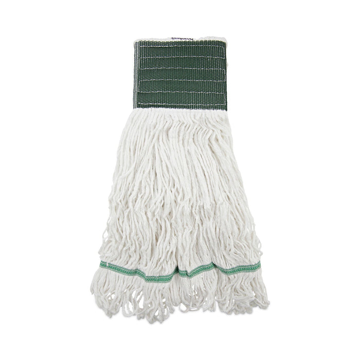 Boardwalk Loop End Rayon Mop Head, Rayon, Medium, 14 oz, White, Dozen