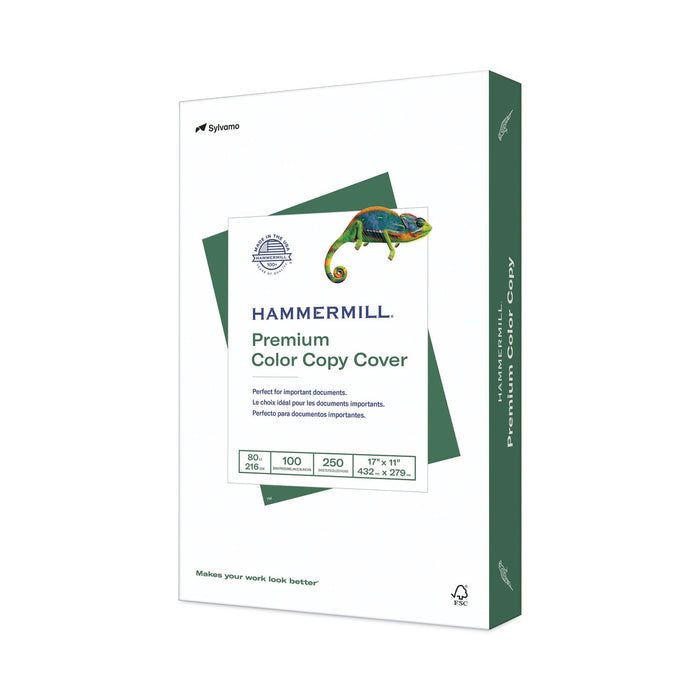 Hammermill Premium Color Copy Cover, 100 Bright, 80 lb Cover Weight, 17 x 11, 250/Pack