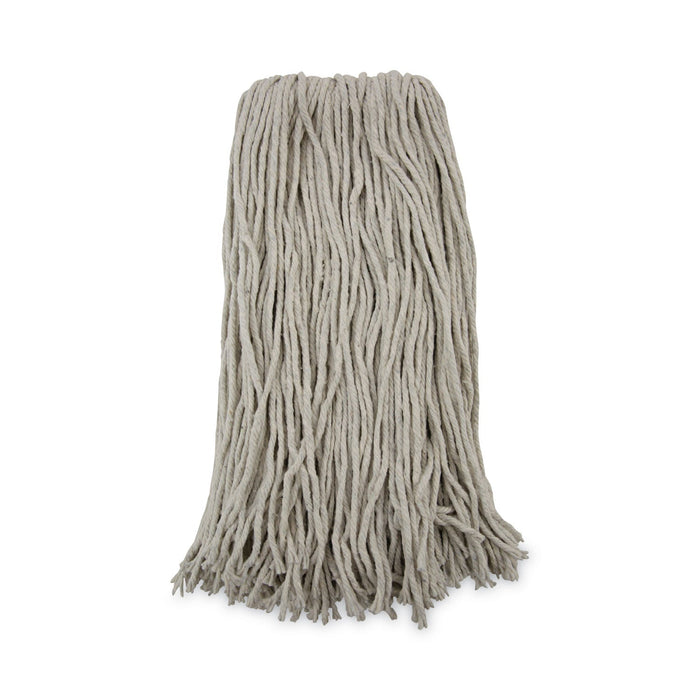 Boardwalk Premium Cut-End Wet Mop Heads, Cotton, 20oz, White, 12/Carton